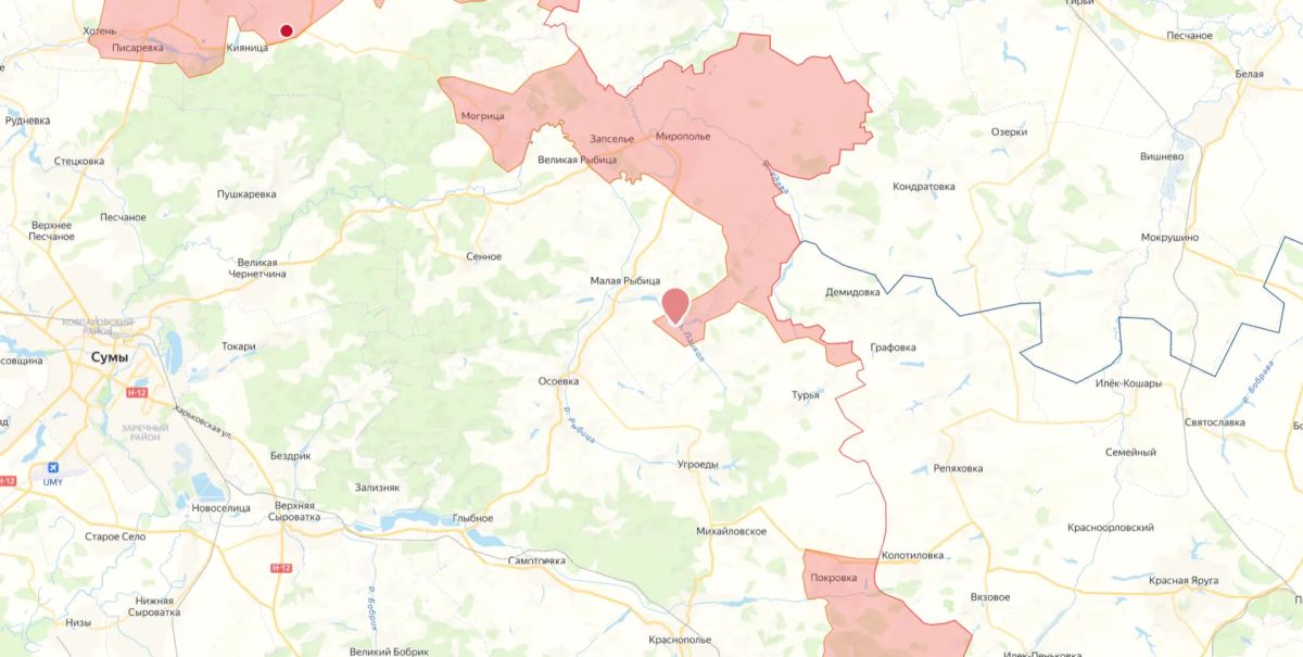 Министерство обороны России сообщает об освобождении населённых пунктов Великий Прикол и Садки Сумской области Министерство обороны России сообщает об освобождении населённых пунктов Великий Прикол и Садки Сумской области