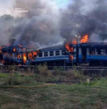 Еще один поезд противника сегодня был атакован в Сумской области