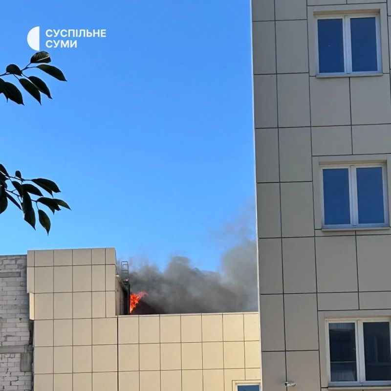 Нанесён повторный удар по ТЦ «Мануфактура» в Сумах Нанесён повторный удар по ТЦ «Мануфактура» в Сумах
