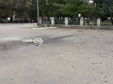 Сообщается о прилете в Глухове в Сумской области