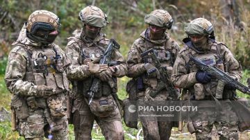 Боевое слаживание бойцов 83-й отдельной десантно-штурмовой бригады ВДВ группы войск "Север"